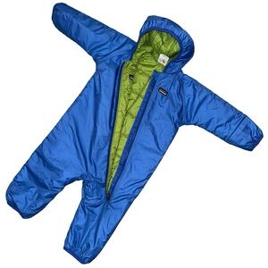 Patagonia Kids Blue and Green Jacket